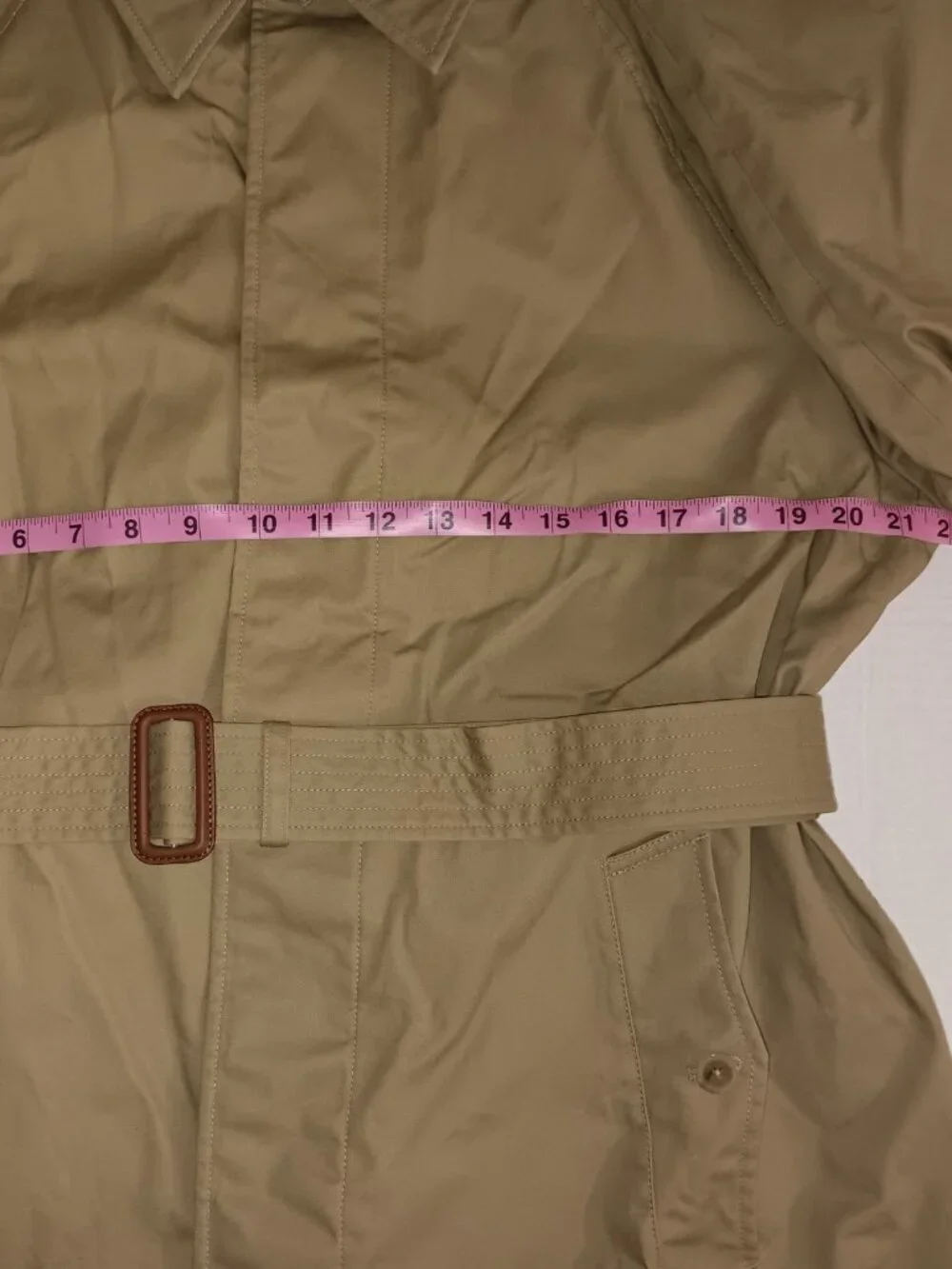 J.CREW RIVINGTON -IN- WATER -RESISTANT COTTON HIDDEN BUTTON TRENCH COAT